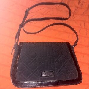 Vera Bradley Black Quilted Crossbody Bag